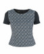SALE % | Taifun | Shirt - cropped - Muster | Blau online im Shop bei meinfischer.de kaufen Variante 2