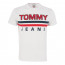 SALE % | Tommy Jeans | T-Shirt - Regular Fit - Labelprint | Weiß online im Shop bei meinfischer.de kaufen Variante 2