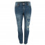 SALE % | Zero | Boyfriend-Jeans - Tapered Leg - Perlendekor | Blau online im Shop bei meinfischer.de kaufen Variante 2