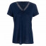 SALE % | Zero | T-Shirt - Regular Fit - V-Neck | Blau online im Shop bei meinfischer.de kaufen Variante 2